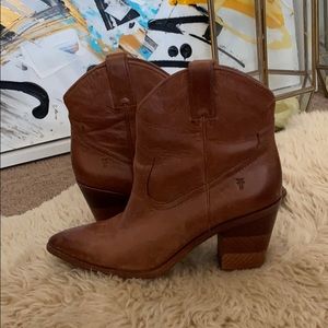 Frye brown leather boots